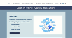 Desktop Screenshot of gaguzia-translations.com